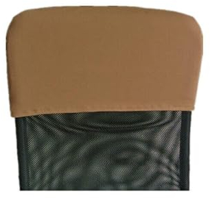 MoguGo Housse de coussin de tête pour dossier de chaise - Protection du dos - Café - 28 x 48 cm