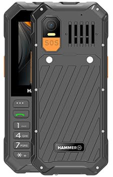 Teléfono con pulsador Hammer 6 LTE, Gran batería de 2500mah hasta 7 días en Espera, Linterna y botón SOS, tecnología Volte, Botones iluminados, Prueba de caída de 1,5 Metros IP68, 2,4 Pulgadas
