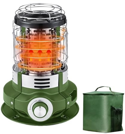 Chauffage extérieur, chauffages extérieurs pour terrasse - Chauffages de garage | Chauffage de Patio électrique Portable 1500W, poêle avec Protection contre le basculement, pour Garage, serre, usage e