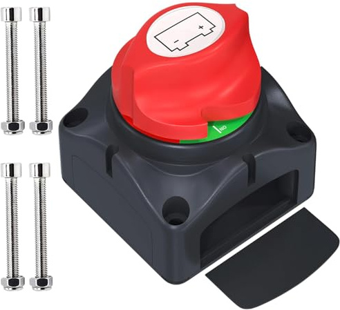 Interruttore di separazione della batteria, 12 V, 24 V, 48 V, 275 A, interruttore di separazione della batteria, interruttore principale della batteria, accessorio per auto, barca, moto, camion