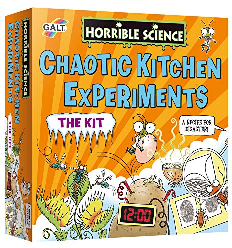 Galt Chaotic Kitchen Experiments - Horrible Science Potion Making Kit for Children - 14 Science Experiments Set, Craft Kit for Kids - Educational Science Kits For Boys and Girls Ages 8 Years Plus