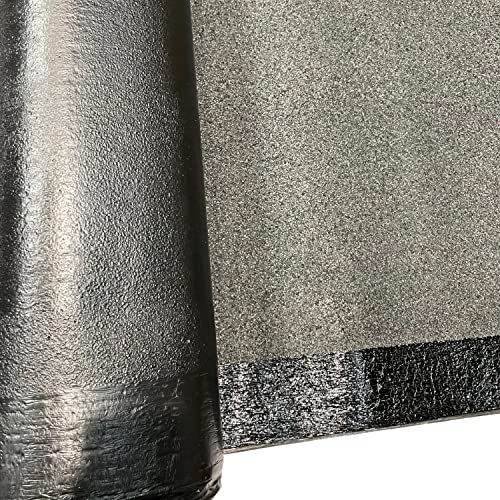 DSTOCK60 - Rouleau 2 Mètres de feutre bitumé gris anthracite ardoise pilée – Largeur 1 m – Couvre 2m² - Découpe au mètre - Etanchéité toiture, niche, cabane...