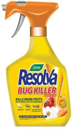 Amamitrade Fast Action Bug Killer With Thank You Sticker - Resolva Bug Killer Ready To Use 1Litre - Indoor & Outdoor Bug Spray
