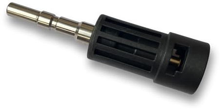 M&M Smartek-adapter för D12 Nilfisk långnippel för/kompatibel med Kärcher bajonett