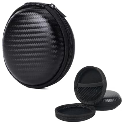 Estuche de almacenamiento para auriculares, Multifuncional Funda de Transporte para Auriculares Inalámbricos, Cable USB, Artículos Pequeños