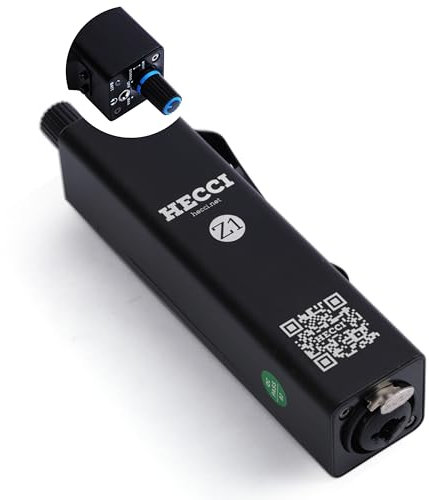 HECCI Z2 Wired Portable in Ear Monitor Amplifier, Headphone Amp with XLR and TRS Output, Headphone Amplifier with Stereo/Mono Switch for Keyboardists, Drummers, Guitar