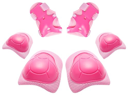 Kids/Youth Knee Pads Elbow Pads Wrist Guards 3 in 1 Protective Gear Set for Child Roller Skates, Cycling, Inline Skating, Scooter Skateboard, BMX Bike, Riding, and Multiple Outdoor Sports