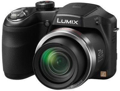 Panasonic Lumix DMC-LZ20 Bridge Camera 16.1 Megapixel with 21x Optical Zoom and 3.0-Inch LCD Black (Renewed)