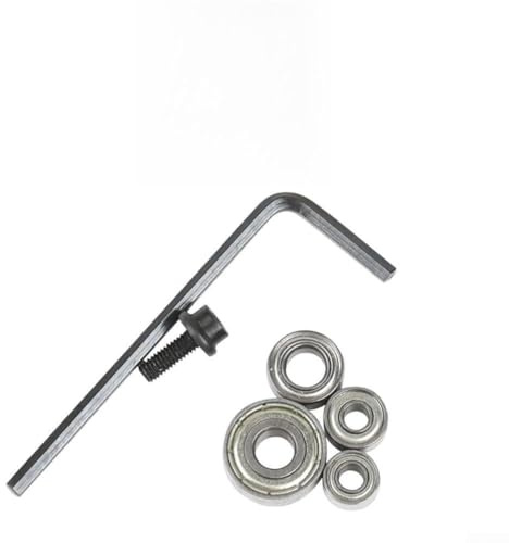 Ball Bearing Set for Router Bit Milling Cutters Replacement Parts Designed for Durability and Smooth High Speed Operation in Carpentry Work (7.98mm)