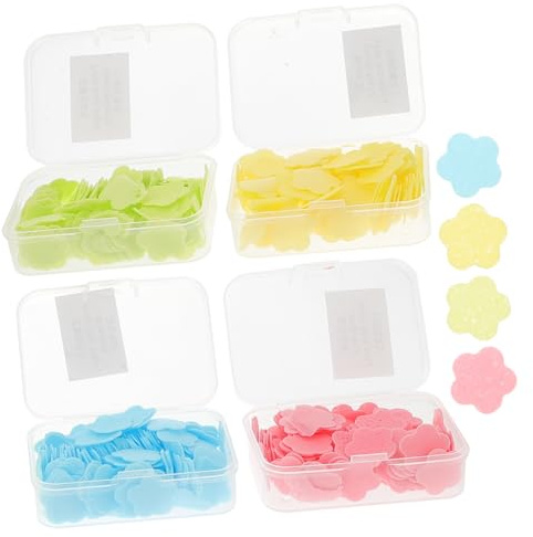 ULTECHNOVO 10pcs Disposable Travel Soap Sheets with Foaming Hand Washing Function Portable Scented Paper Hand Soap for Camping Business Trips Hiking Outdoor and Daily Use Pocket Random Color