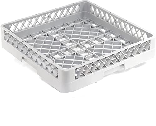 Gastronette Spülkorb Besteckkorb fein Korb für Bestecke Teller Gläser Tassen Platten Gastronomie Spülmaschine Spülmaschinenkorb Universal PP Kunststoff 50x50 cm feinmaschig erweiterbar stapelbar