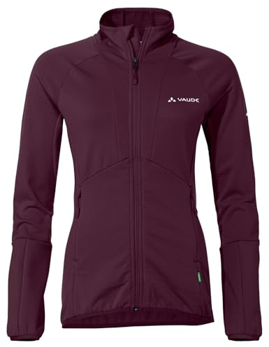VAUDE Damen Women's Monviso Fleece Fz Jacket Ii, Cassis, 38 EU