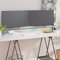 CINDERFUL TV-Tisch/Bildschirmerhöhung Glas Transparent 120x30x13 cm,TVund Monitorerhöhung aus gehärtetem Glas Modernes Design für deinen Wohnraum TV-Möbel, TV-Bänke