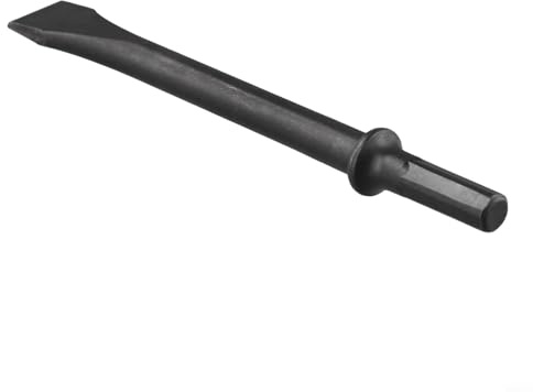 Scalpello pneumatico a gambo esagonale per spogliare piastrelle e rompere giunti arrugginiti in sistemi meccanici (scalpello piatto)