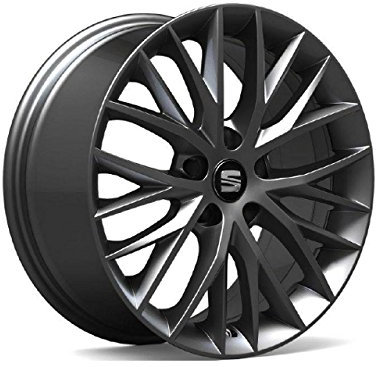 Seat 7JX17H2ET49 5F0601025H Piezas de repuesto originales Llanta de aleación 17 CKT Gris Titanio