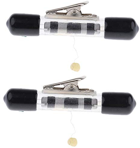 Lot des 2 bobines transparentes à fil, accessoires compacts des 9 cm à astuces, kit des matériel des lévitation et d’effet visuel à scène et rue, effets des lévitation, gimmick des prestidigitation.
