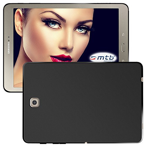 mtb more energy® Schutzhülle Grip für Samsung Galaxy Tab A 10.1 2019 (SM-T510, T515) - Schwarz (matt) - flexibel - TPU Case Schutz Hülle Tasche