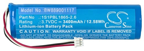 vhbw Akku kompatibel mit Philips Avent SCD502/26, SCD503/26, SCD643/26, SCD715/26, SCD713/26 Babyphone Babytalker (3400 mAh, 3,7 V, Li-Ion)