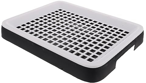Bac à Litière pour Lapin Anti-Chute Toilette Fixe pour Animaux de Compagnie Bac Litière pour Hamster et Cochon avec Design Sécurisé