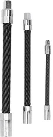 Flexibel Hylsnyckel Förlängningssats, Magnetisk Adapter med Fjäderstål för Bilreparation, Elektrisk Borrförlängning