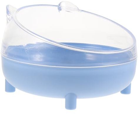 COLLBATH Kunststoff Hamster Katzentoilette Halbgeschlossener Deckel Sandbad für Chinchilla