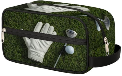 Trousse de maquillage de voyage pour femmes, hommes, enfants, filles, garçons, gants de golf, trousse de toilette, trousse de toilette, trousse de toilette, trousse de douche, couleur, Taille unique,