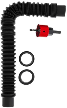 Conector Para Barril De Lluvia | Kit de Conexión para Tanques de Agua - Adaptador De Agua Pluvial Para Riego Subterráneo Césped Estanque Tejado Pérgola Exterior Hogar