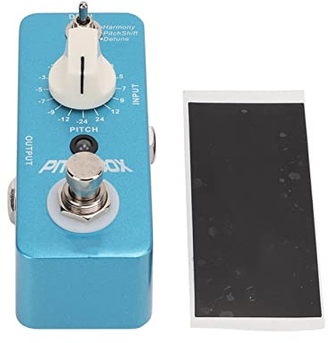 RiToEasysports Pitch Shifter Metal Blue Reverb Pedal med Transponerande Effekt, Litet Utsökt Utseende, Lämpligt för Gitarrister