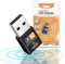 2,4/5 GHz Dual Band USB WiFi Stick, 600 Mbit/s WiFi Antenne, Plug and Play, Drahtloser Netzwerkadapter für PC/Desktop/Tablet/Laptop, Kompatibel mit Windows, Mac OS X (vom 10.9 bis 10.15)