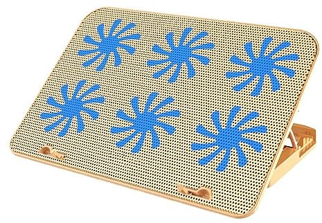 Laptop Cooler Base de refrigeracion portatil Retroiluminación LED de refrigeración para Ordenador portátil para Juegos con 6 Ventiladores de refrigeración(Color:2)