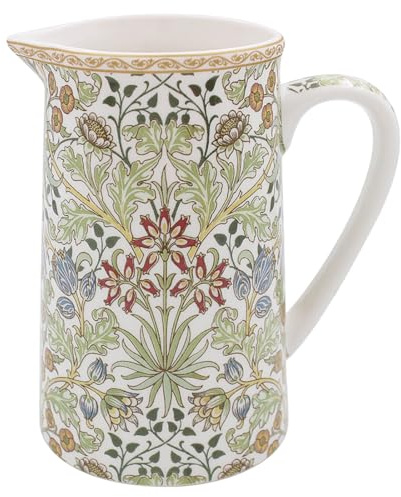 Lesser & Pavey British Designed Jug for Kitchen and Home | Lovely Printed Jug for Milk Water Juice and Other Needs | Perfect for Home & Office Kitchens - Hyacinth jug Medium
