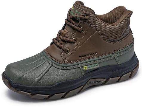 Skechers Men's Jdm Respected Swamper Rain Boot, Olbr, 9