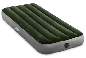Intex 64106E Dura-Beam Prestige Downy Air Mattress: Fiber-Tech - Jr Twin - 10in Bed Height - 300lb Weight Capacity - Pump Sold Separately