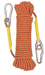 Jyvlucient Climbing Rope 8MM 10M Outdoor Rope Home Emergency Escape Rope Professional Climbing Rope Rappelling Abseiling Rope for Magnetic Fishing Hiking Caving Camping Rescue Tree Climbing