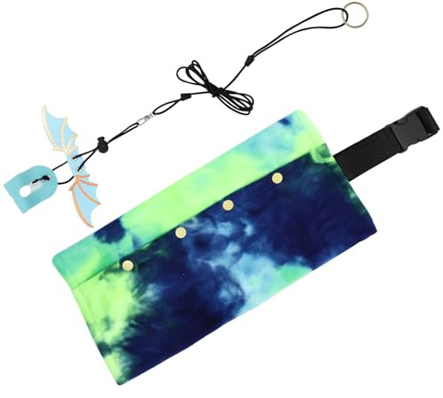 GARVALON Paquet de Transport Portable pour Lézard Laisse Réglable en Tissu Souple, Taille Petite, Usage Extérieur pour Reptiles, Adapté aux Petits Animaux et Cobayes