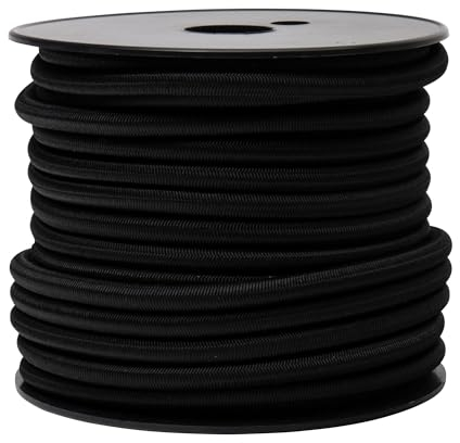 WERKA PRO Tendeur élastique Noir Ø 8mm x 20m