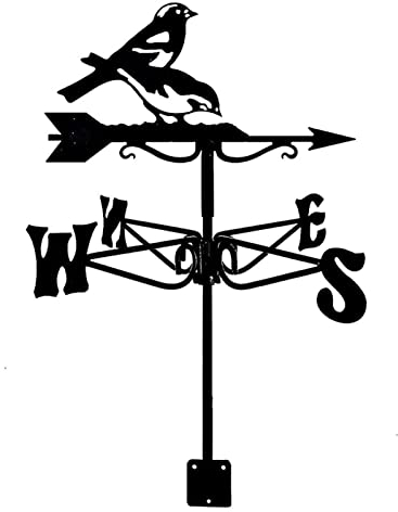 Wetterhahn fürs Dach Wetterhahn Metall Weathervane Bird, Der Weathervane Ist Auffällig, Und Der Spatz Dekoriert Die Weathervane