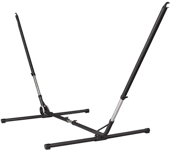 LA SIESTA® - Hamacas de acero para interiores y exteriores. Estructura de acero galvanizado para hamacas de tamaño individual o king (Esterel Anthracite)