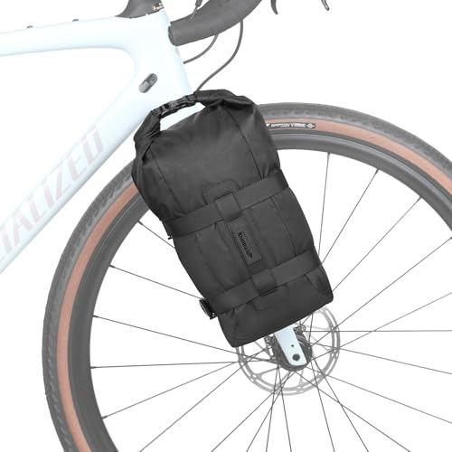 Rhinowalk Borsa per Bicicletta Impermeabile per Forcella Anteriore Borsa da Portapacchi per Bikepacking Ciclismo