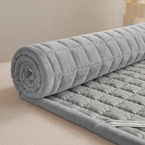 Générique Matelas futon Portable - Tapis de Sol épais et Enroulable pour invités et étudiants, Design Compact, Taille Standard, Confortable et Polyvalent