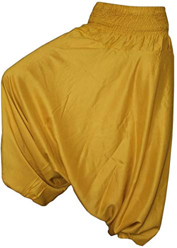 PANASIAM Aladinhose einfarbig golden XL