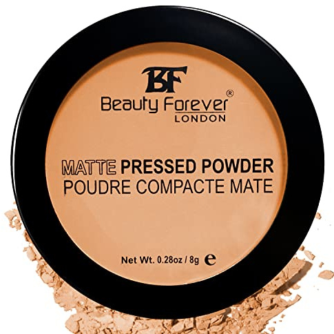 Beauty Forever Matte Pressed Powder, Oil Free & Lightweight, 8gms (06 Honey)