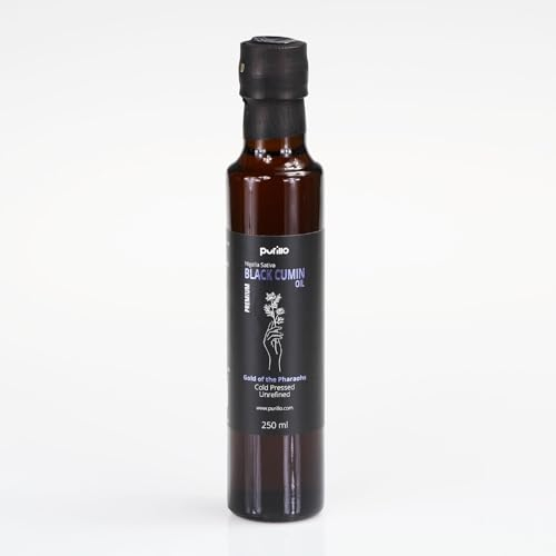 Black Cumin oil - Black Seed oil (Nigella Sativa) - cold pressed - unrefined - Premium - Purillo