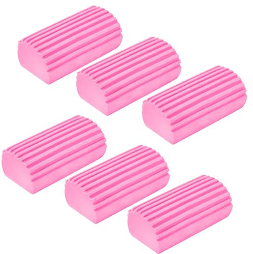 6 Stück Damp Duster Schwamm, Staubschwamm, wiederverwendbarer Staubschwamm, Dump Duster, für Fenster, Jalousien,Geländer,Sofas, Türspalten, Haushaltsreinigungsschwamm Reinigungswerkzeug