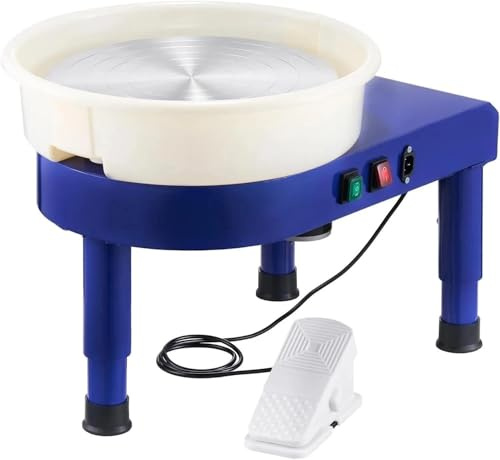 450W 35CM Pottery Wheel 14 Inch LCD Touch Screen Foot Pedal Machine