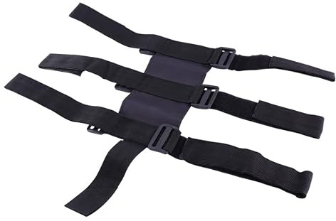 BCOATH Correa de Nylon Negro para Extintor de Coche Homologado, Fácil de Instalar y Usar, Adecuado para Fijar Extintor y Linterna en Vehículos