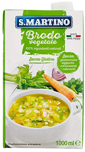 S.MARTINO- Brodo Pronto Vegetale 1 Litro - 1000 Gr