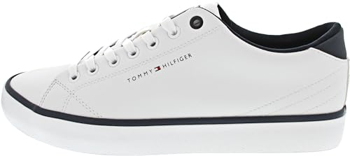 Tommy Hilfiger Herren Sneaker Schuhe, Weiß (White), 46