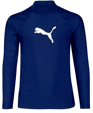 Puma Kinder Rashguard Badebekleidung, Marineblau, 152