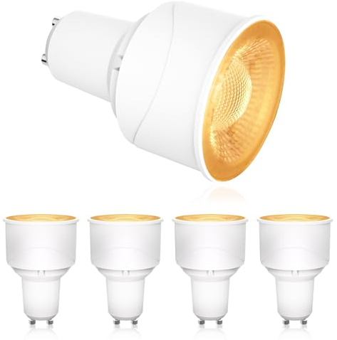 ezmyma Ampoule GU10 Spot Led,12W blanc chaud 3000K GU10 LED Puissante 1440LM Equivalent 110W Lampe Halogène Angle de Faisceau 120° Non Dimmable 3 Unité